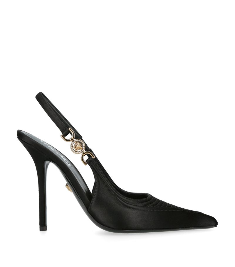 Versace Versace Medusa Slingback Heels 110