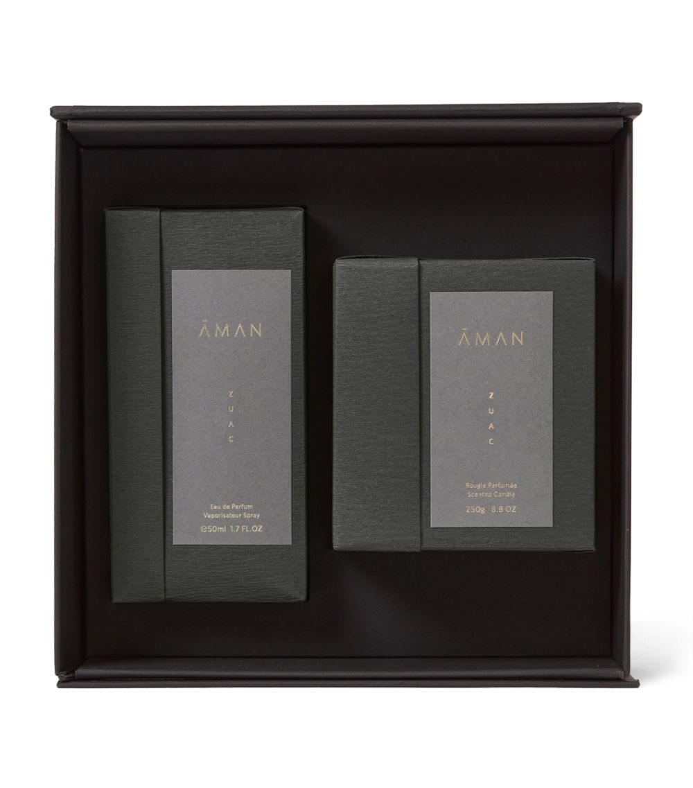 Aman AMAN Zuac Eau de Parfum and Candle Fragrance Gift Set (50ml)