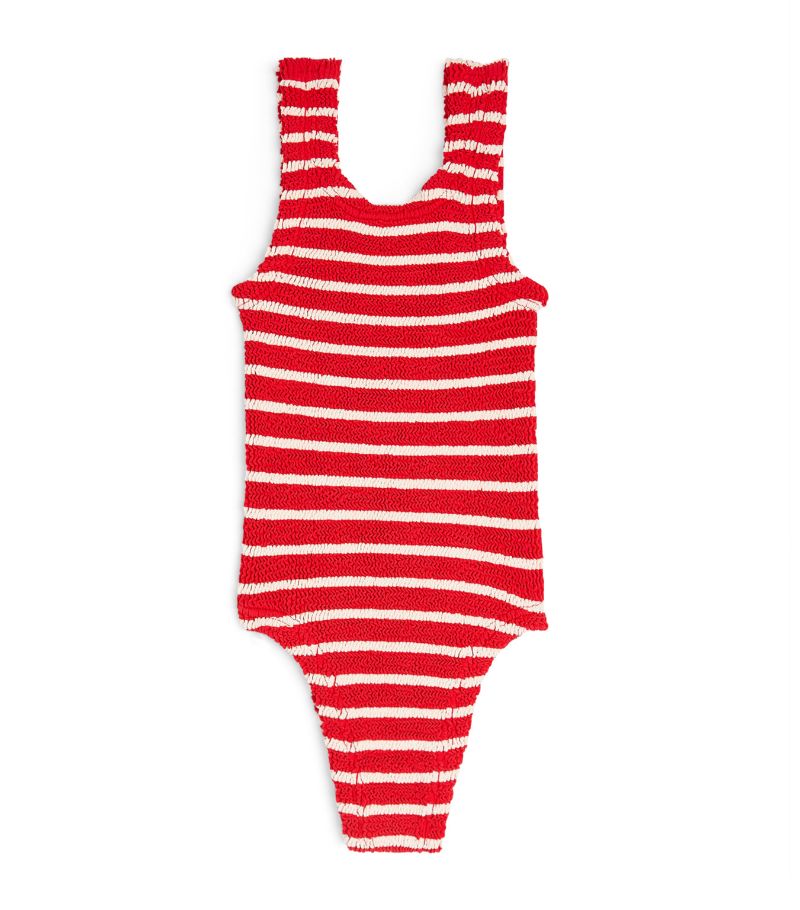 Hunza G Kids Hunza G Kids Striped Alva Swimsuit (7-12 Years)