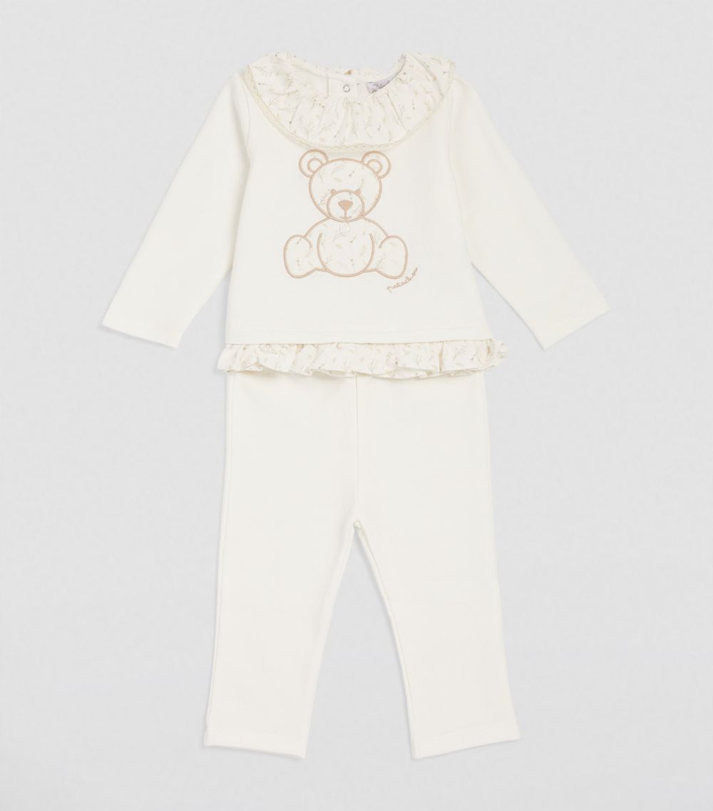 Patachou Patachou Embroidered Top and Trousers Set (1-24 Months)