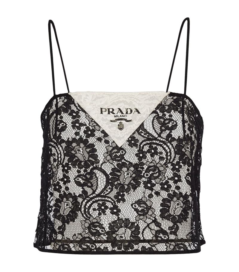 Prada Prada Lace Triangle Top