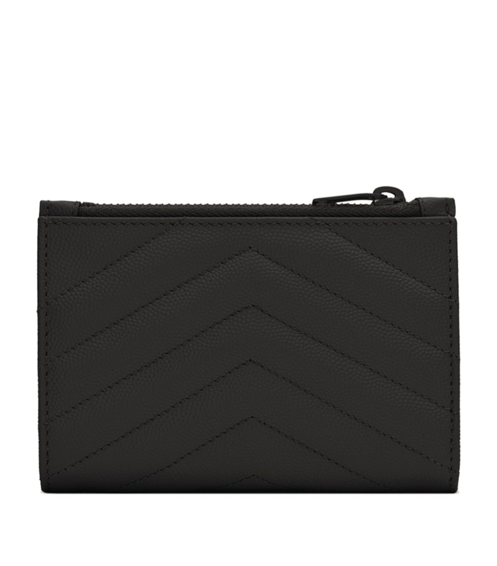 Saint Laurent Saint Laurent Quilted Leather Bifold Pouch