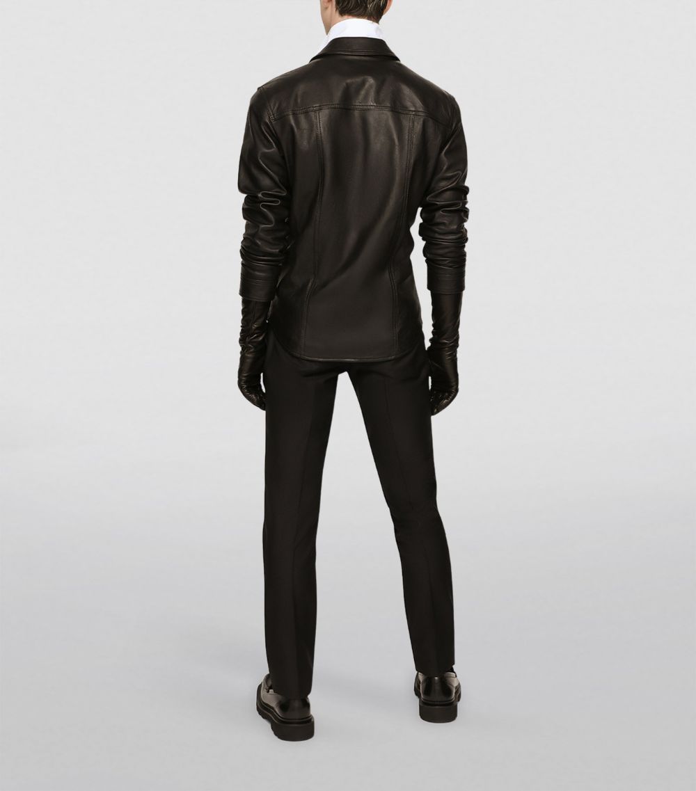 Dolce & Gabbana Dolce & Gabbana Leather Shirt