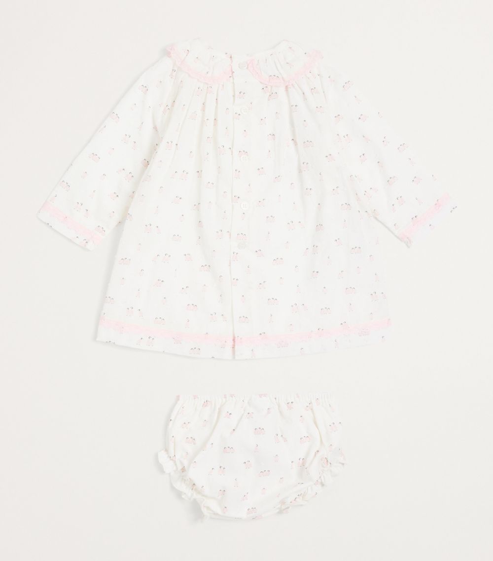 Paz Rodriguez Paz Rodriguez Cotton Dress And Bloomers Set (1-24 Months)