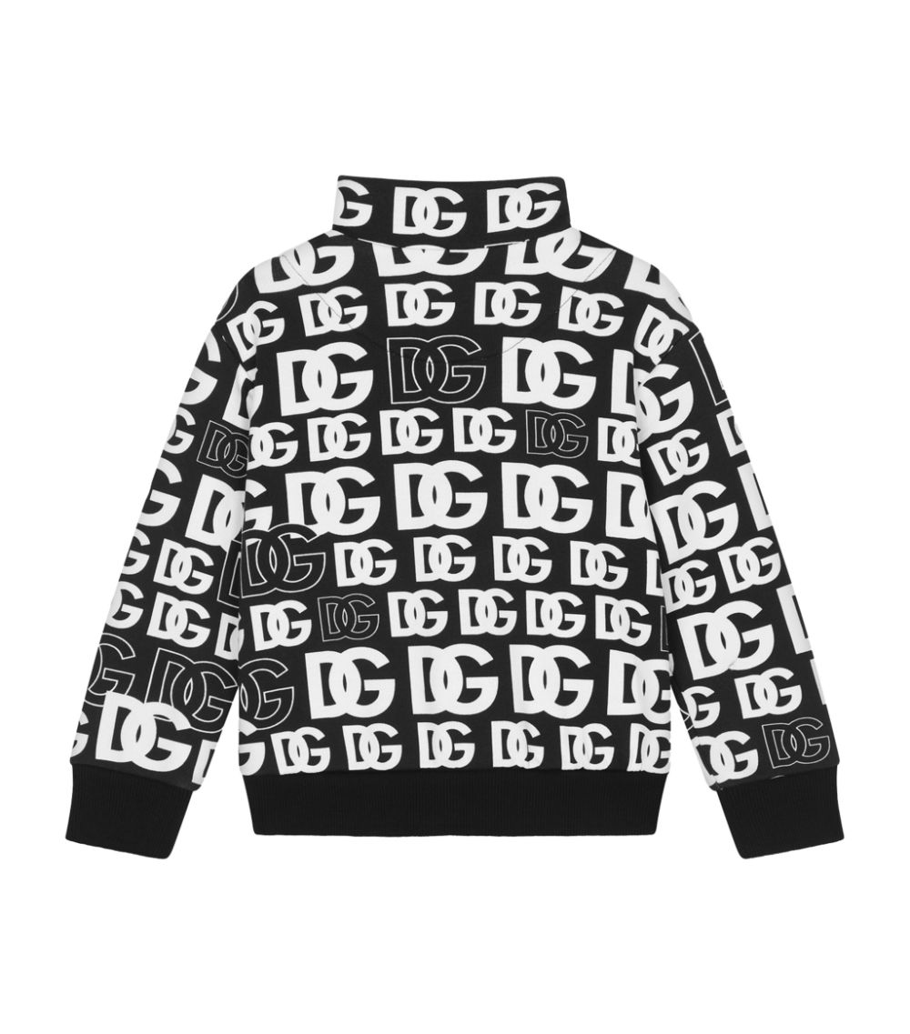 Dolce & Gabbana Dolce & Gabbana Kids Logo Print Track Top (2-6 Years)