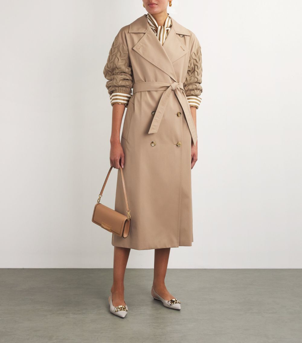 Max Mara Max Mara Wool-Cotton Cicladi Trench Coat