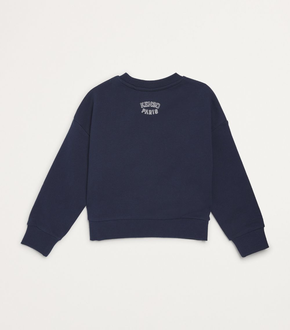 Kenzo Kids Kenzo Kids Stretch-Cotton Logo Sweatshirt (2-14 Years)