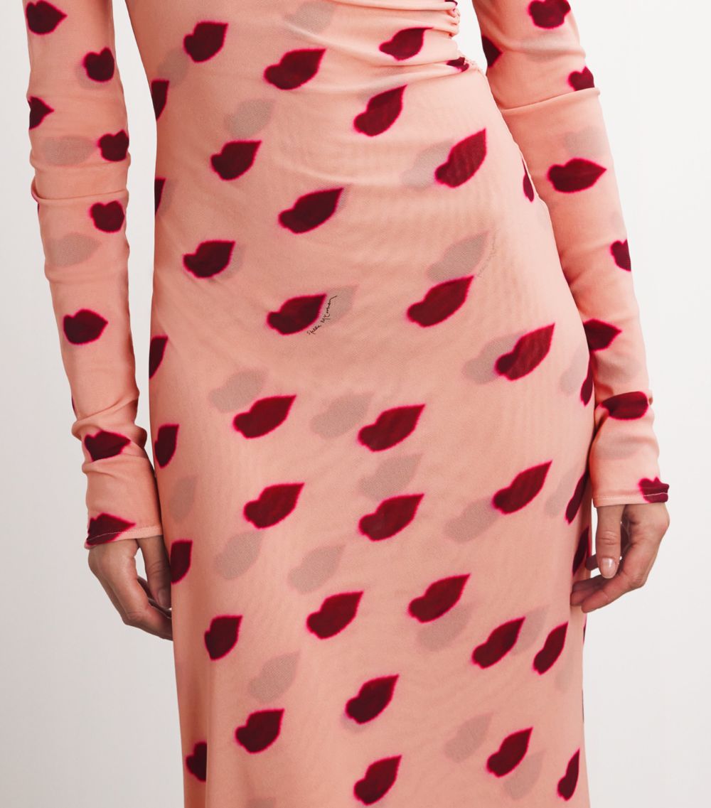 Stella McCartney Stella Mccartney Lips Maxi Dress