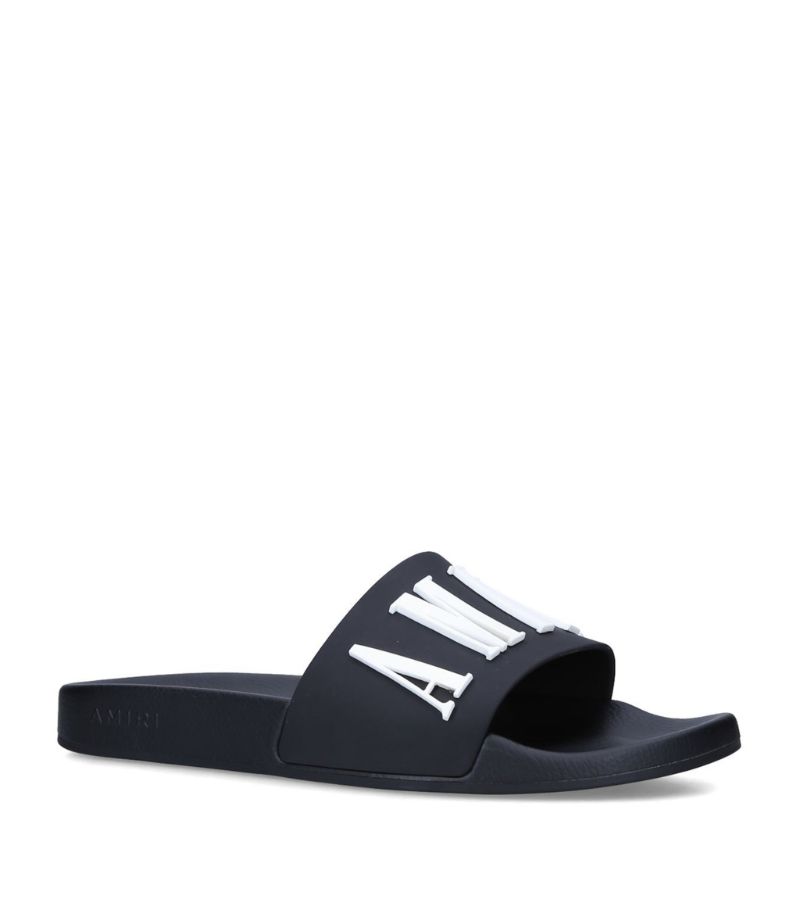 Amiri AMIRI Logo Pool Slides