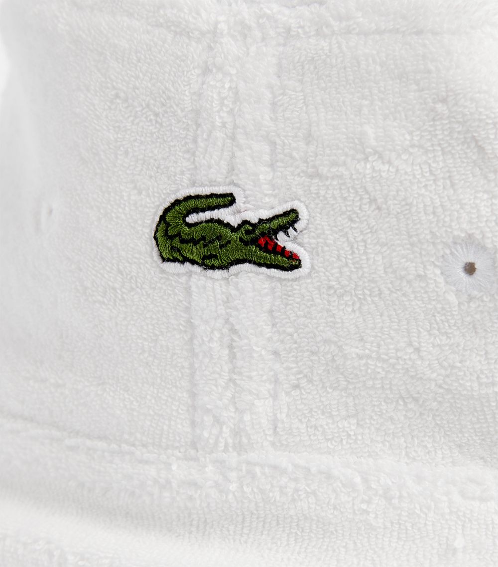 Lacoste Lacoste Towelling Logo Bucket Hat