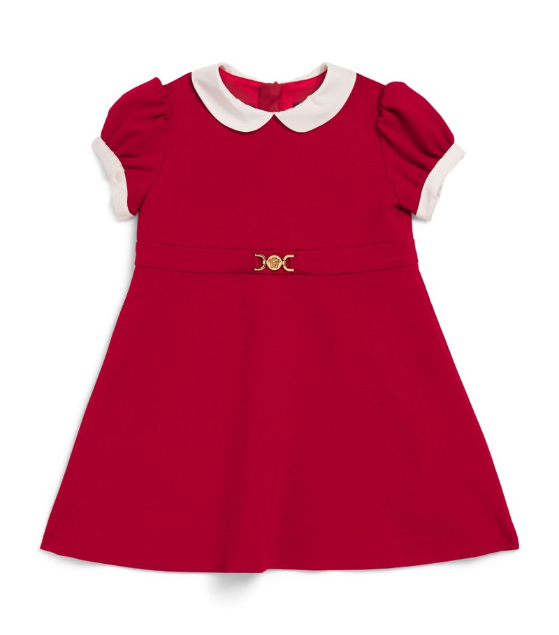 Young Versace Versace Kids Belted Short-Sleeve Dress (3-36 Years)