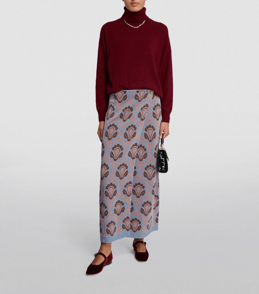 Etro Etro Knitted Jacquard Maxi Skirt