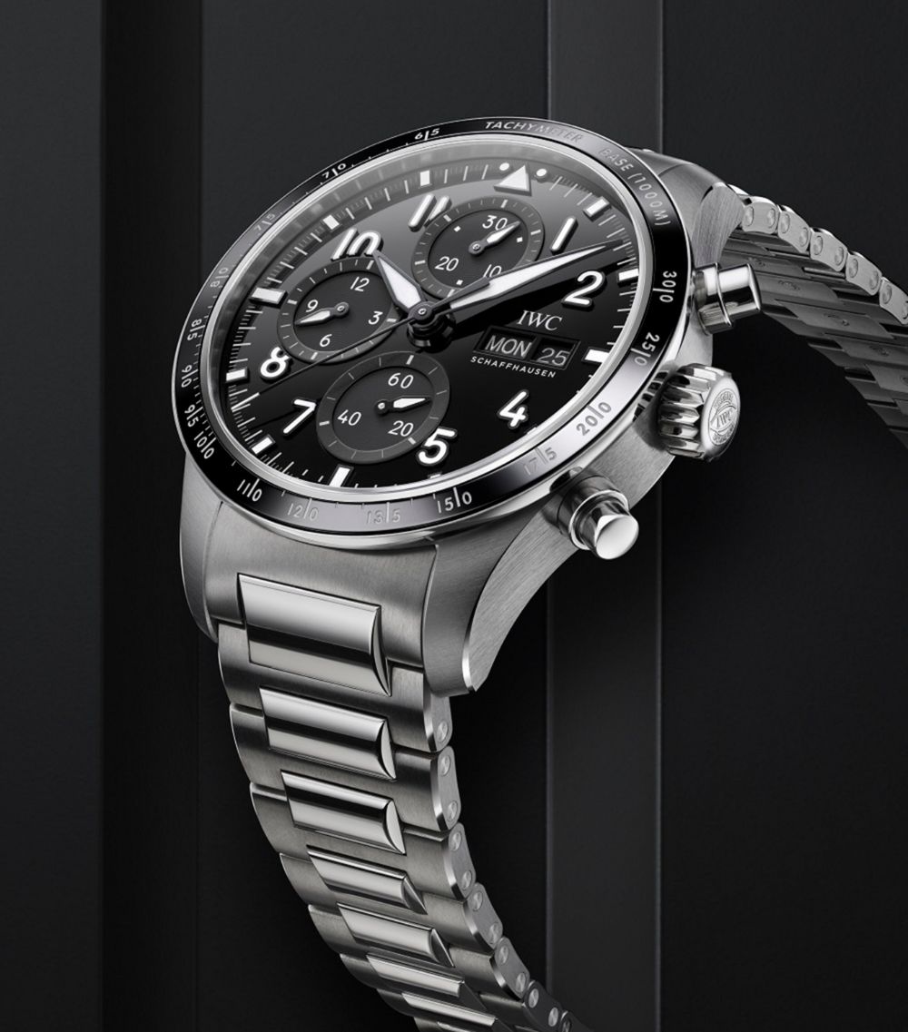 Iwc Schaffhausen Iwc Schaffhausen X Mercedes-Amg Titanium Pilot'S Performance Chronograph Watch 41Mm