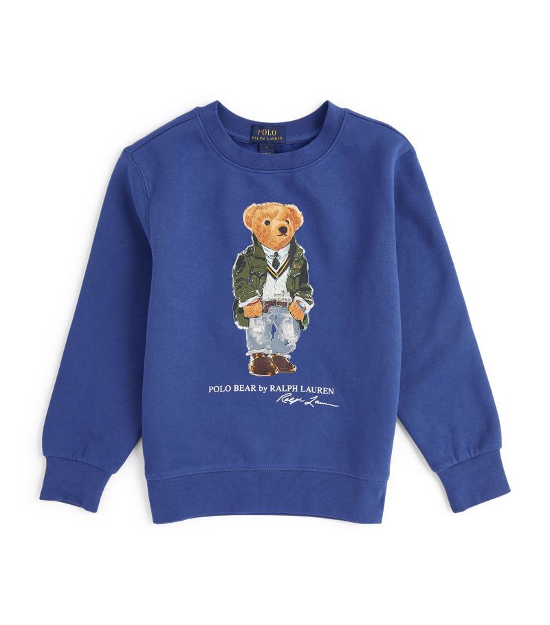 Ralph Lauren Kids Ralph Lauren Kids Cotton Polo Bear Sweatshirt (2-7 Years)