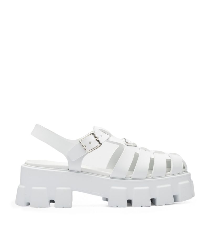 Prada Prada Rubber Platform Sandals 55