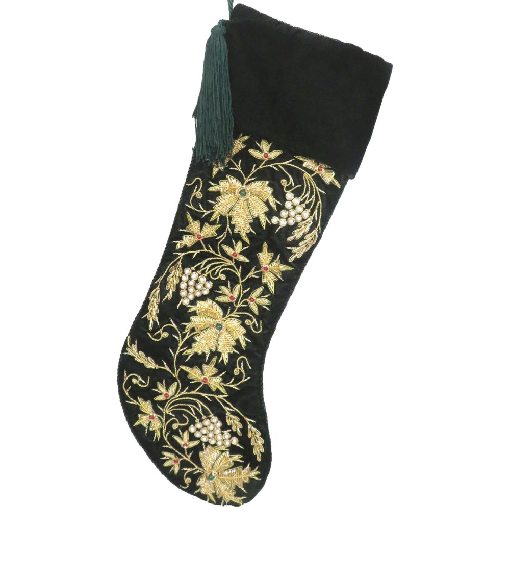 Harrods Harrods x William Morris Velvet Stocking