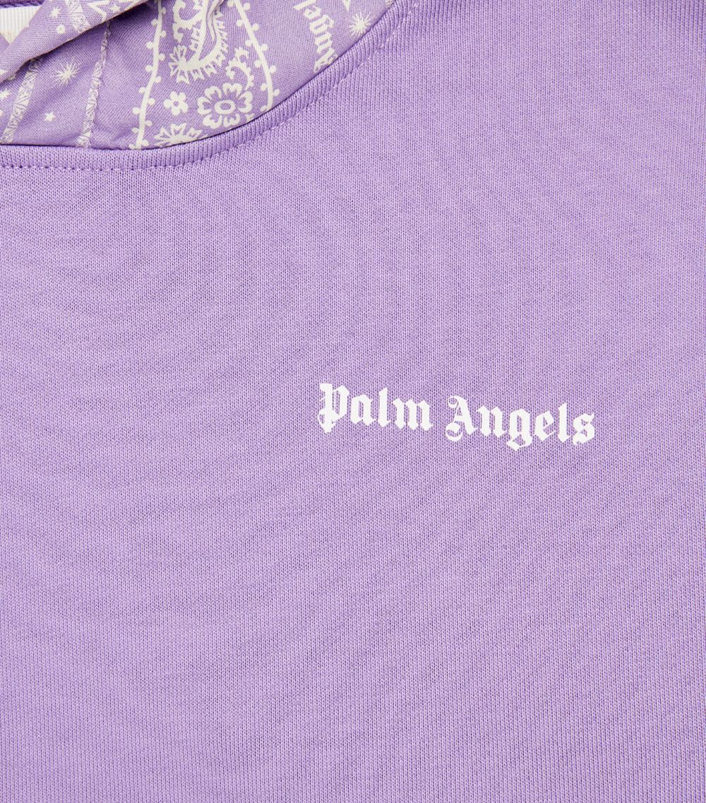 Palm Angels Kids Palm Angels Kids Bandana Print Hooded Sweater (4-12 Years)