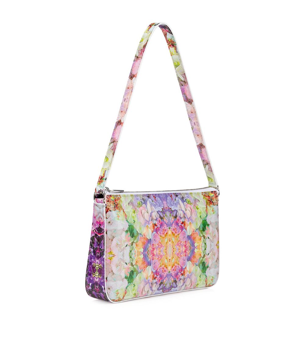 Christian Louboutin Christian Louboutin Loubila Leather Floral Shoulder Bag