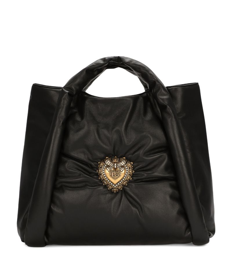 Dolce & Gabbana Dolce & Gabbana Leather Devotion Soft Tote Bag