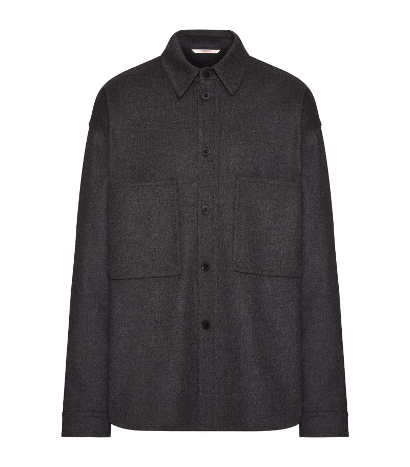 Valentino Valentino Virgin Wool Overshirt