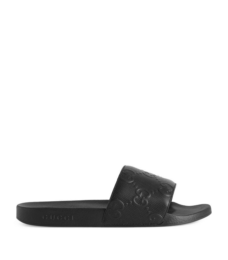 Gucci Gucci Rubber GG Slides