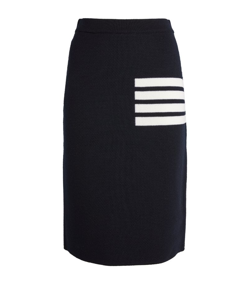 Thom Browne Thom Browne 4-Bar Midi Skirt