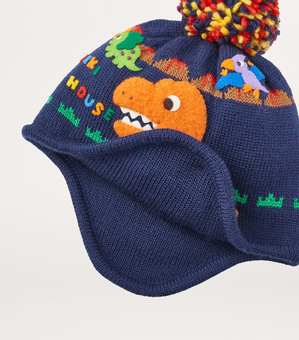 Miki House Miki House Wool-Blend Dinosaur Hat