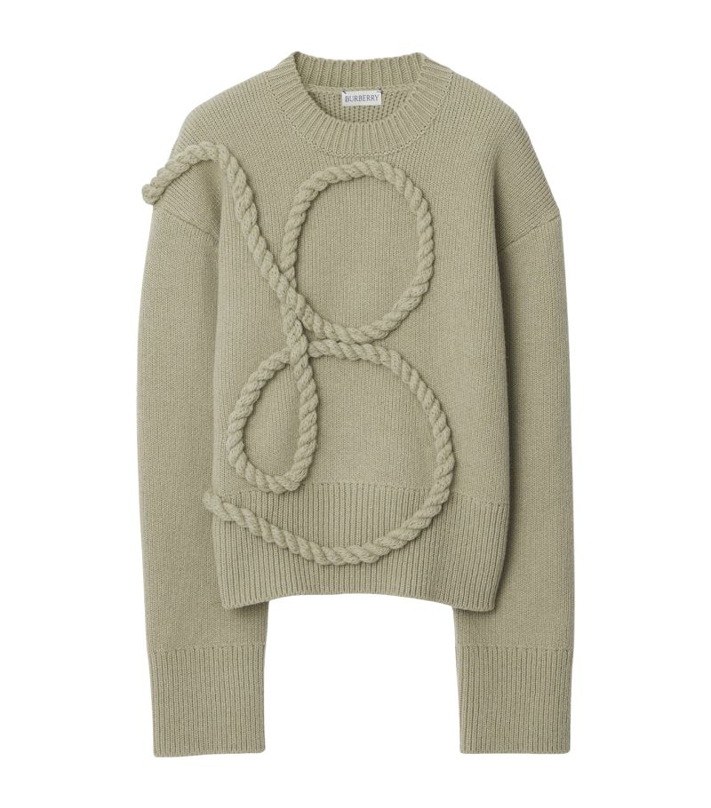 Burberry Burberry X Harrods Exclusive Wool Oversized Aran Sweater