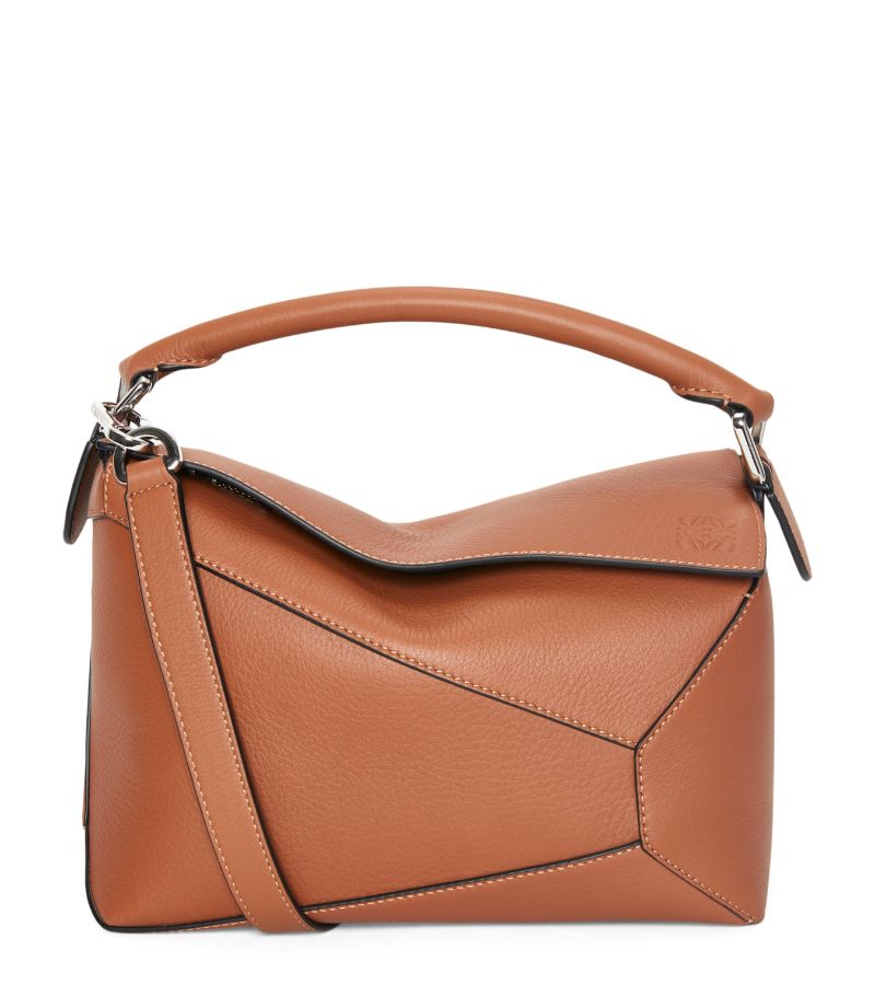 Loewe Loewe Small Leather Puzzle Edge Top-Handle Bag