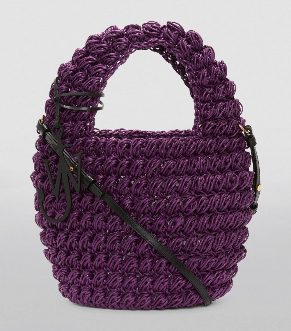 Jw Anderson Jw Anderson Medium Woven Popcorn Basket Bag