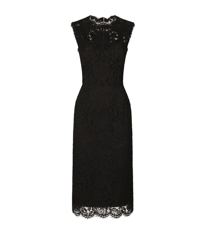 Dolce & Gabbana Dolce & Gabbana Stretch-Lace Midi Dress