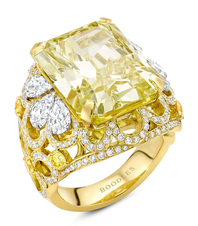Boodles Boodles Yellow Gold, Platinum And Diamond A Family Journey Sintra Ring