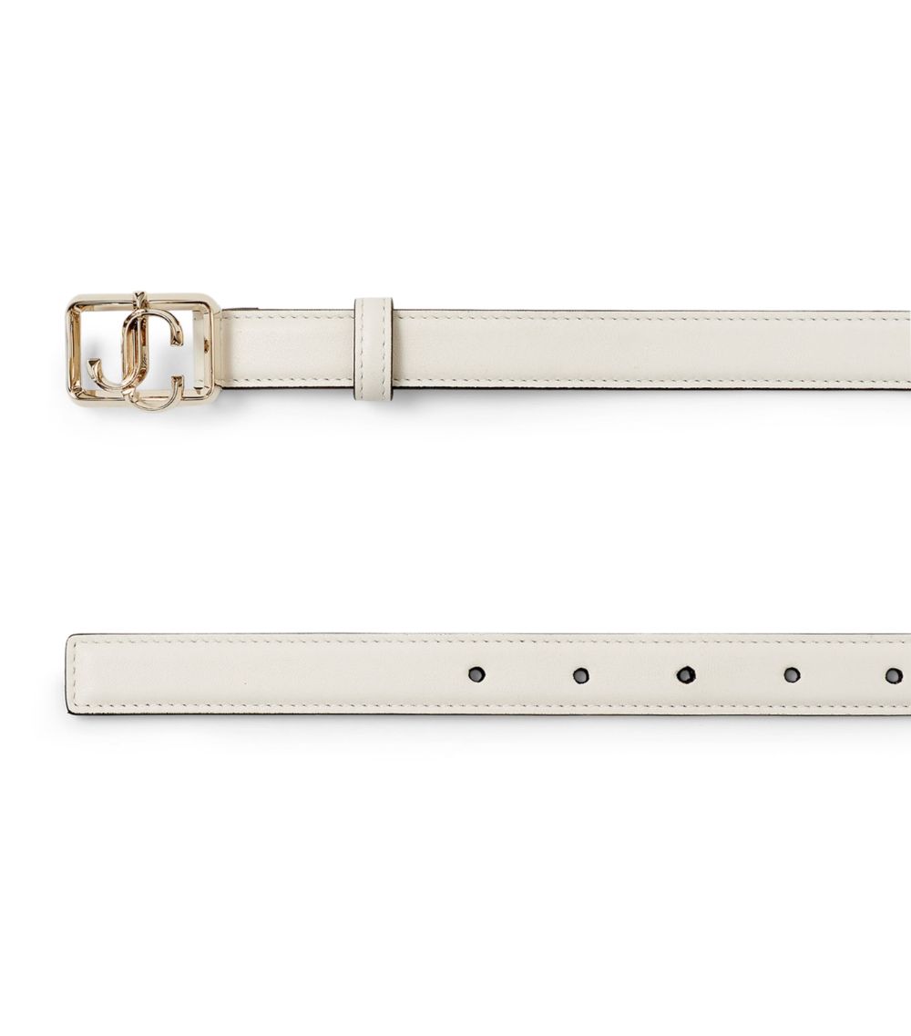 Jimmy Choo Jimmy Choo Leather Jc Square Belt