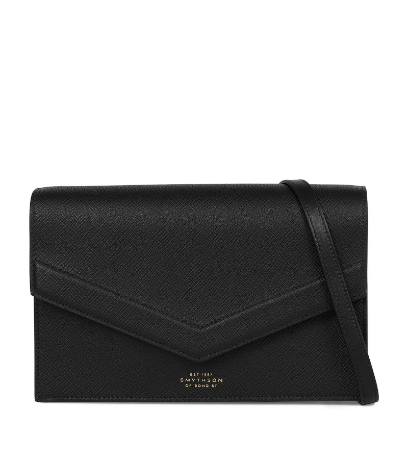 Smythson Smythson Panama Leather Envelope Cross-Body Bag