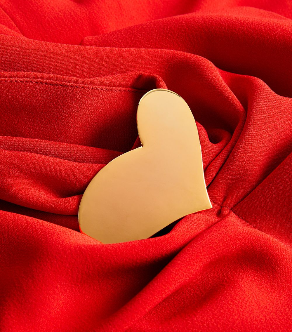 Rowen Rose Rowen Rose Heart-Detail Cut-Out Maxi Dress