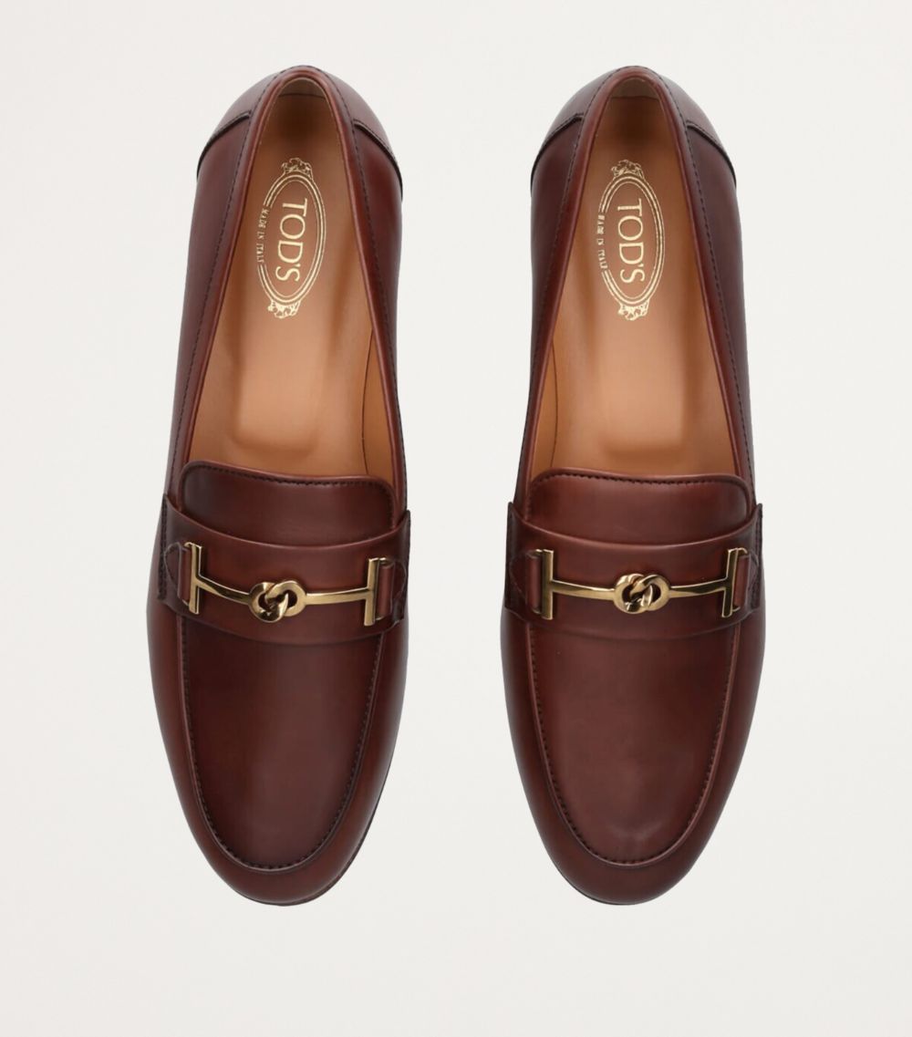 Tod's Tod'S Leather Chain-Detail Loafers