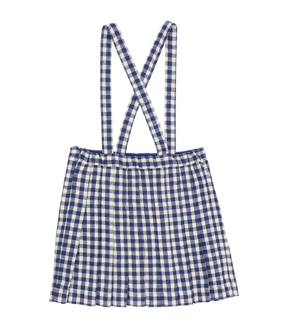 Caramel Caramel Silk Gingham Hedera Skirt (3-6 Years)