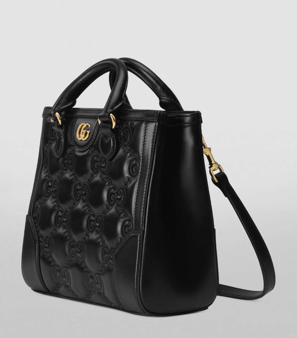 Gucci Gucci Mini Matelassé Leather Gg Top-Handle Bag