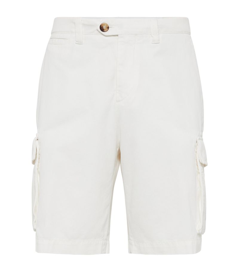 Brunello Cucinelli Brunello Cucinelli Cotton Cargo Bermuda Shorts