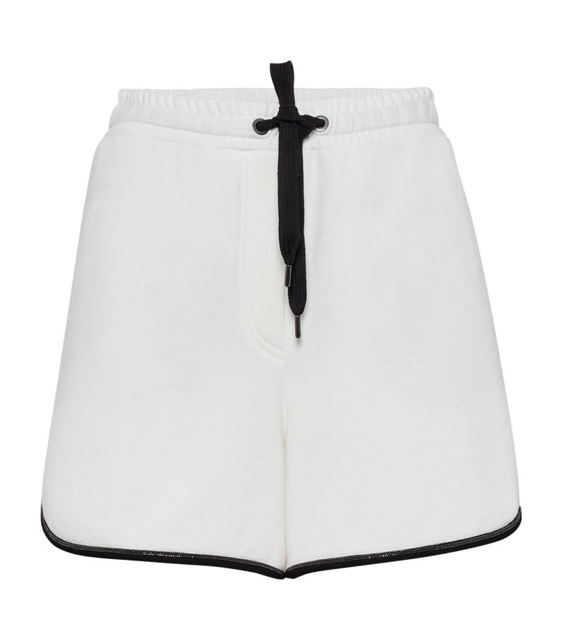 Brunello Cucinelli Brunello Cucinelli French Terry Cotton Monili Shorts