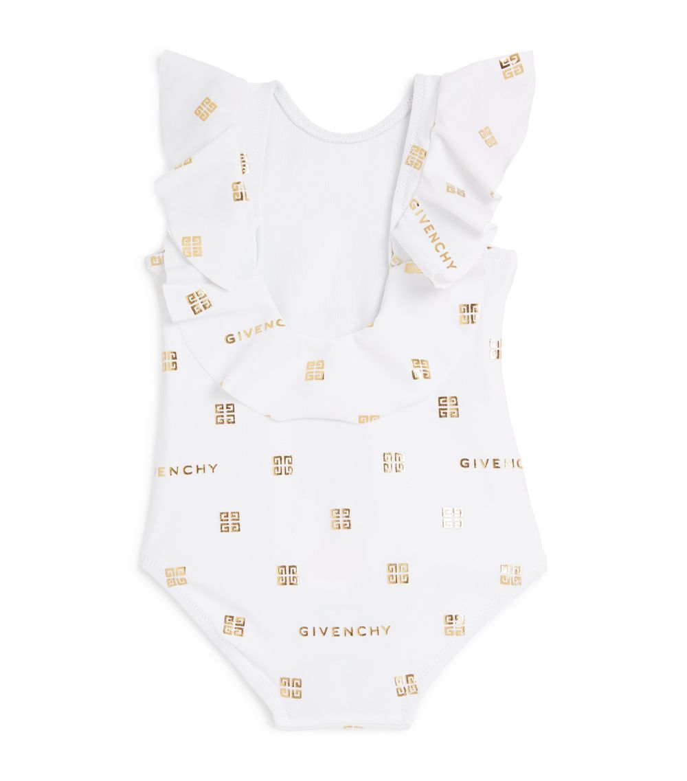 Givenchy Givenchy Kids Ruffled-Shoulder Swimsuit (6-18 Months)