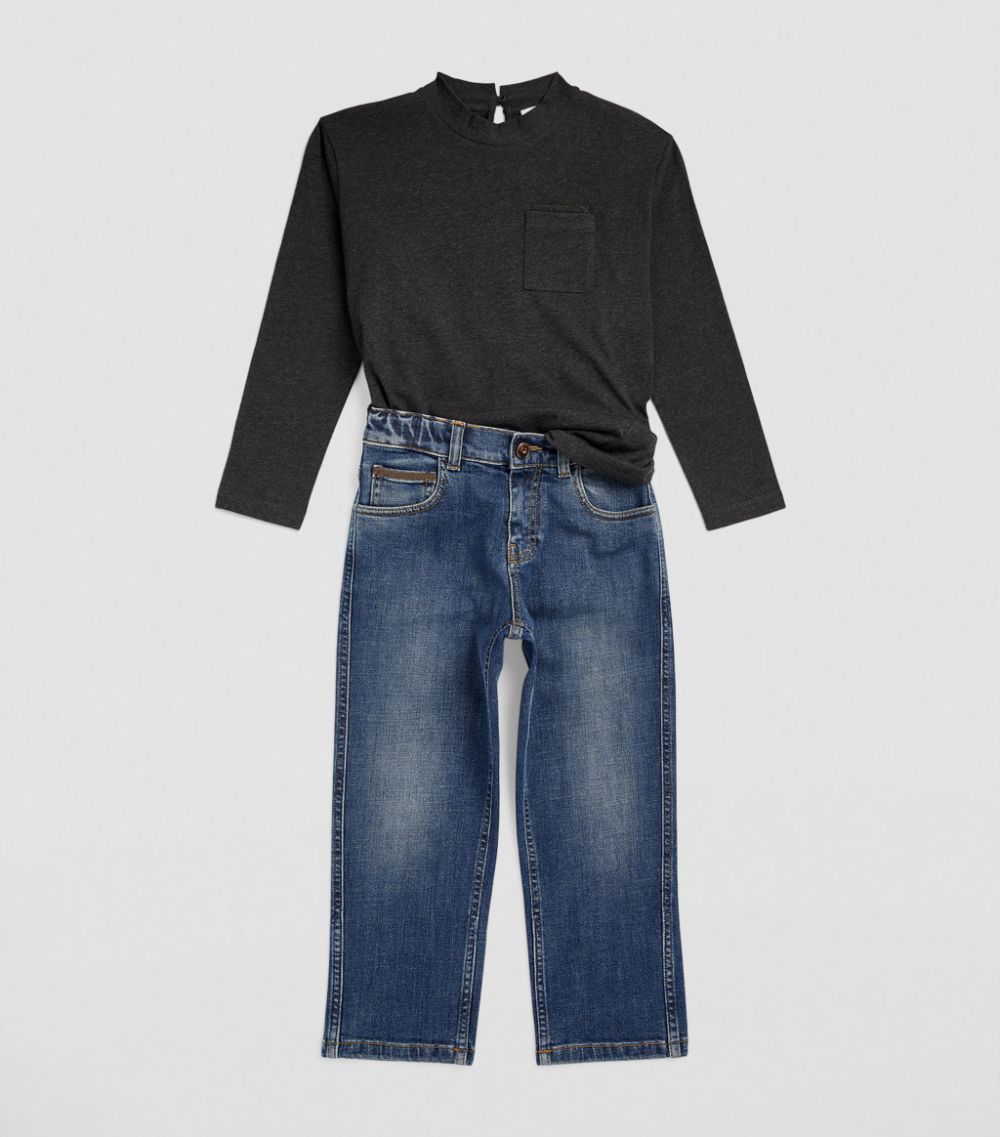 Brunello Cucinelli Kids Brunello Cucinelli Kids Denim Jeans (4-7 Years)