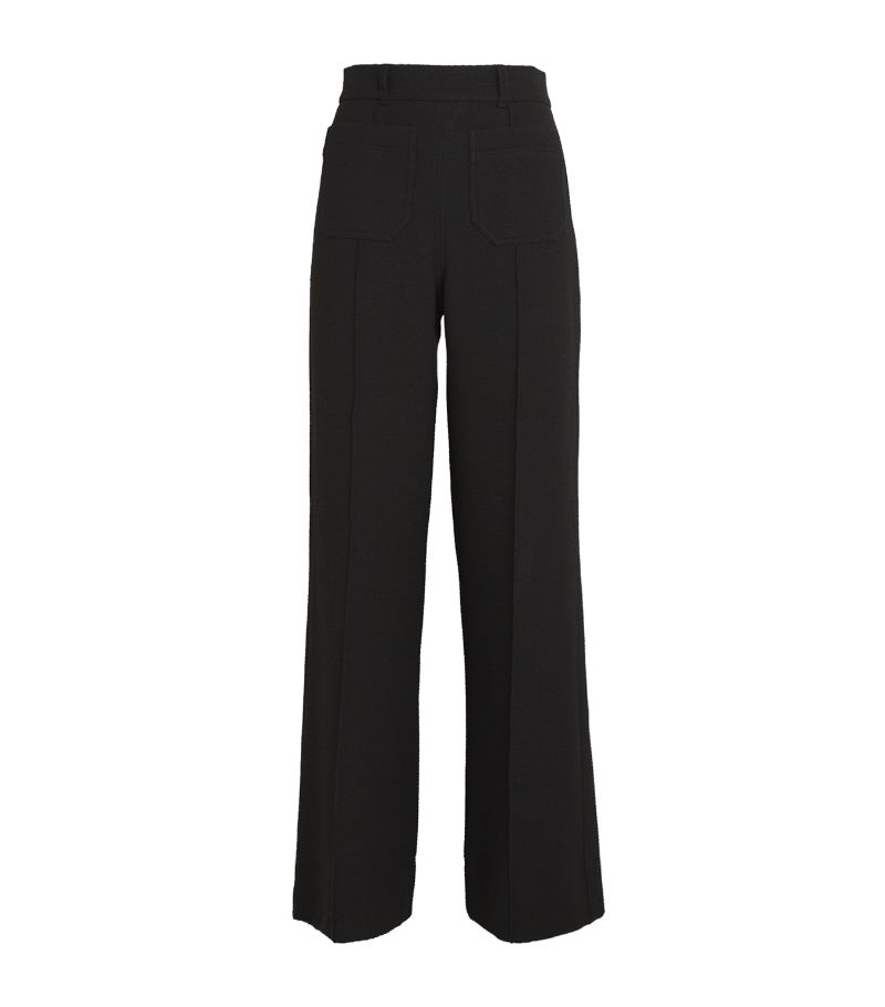 Me+Em Me+Em Textured Flare Trousers