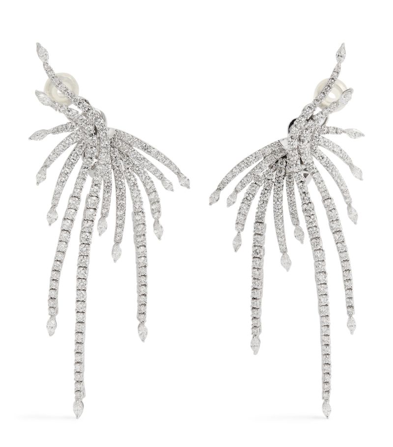 Yeprem Yeprem White Gold And Diamond Inside-Out Earrings