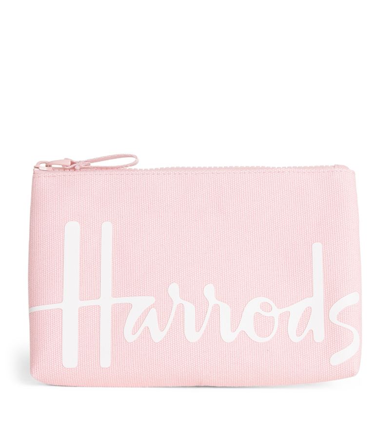 Harrods Harrods Small Cotton Logo Pouch