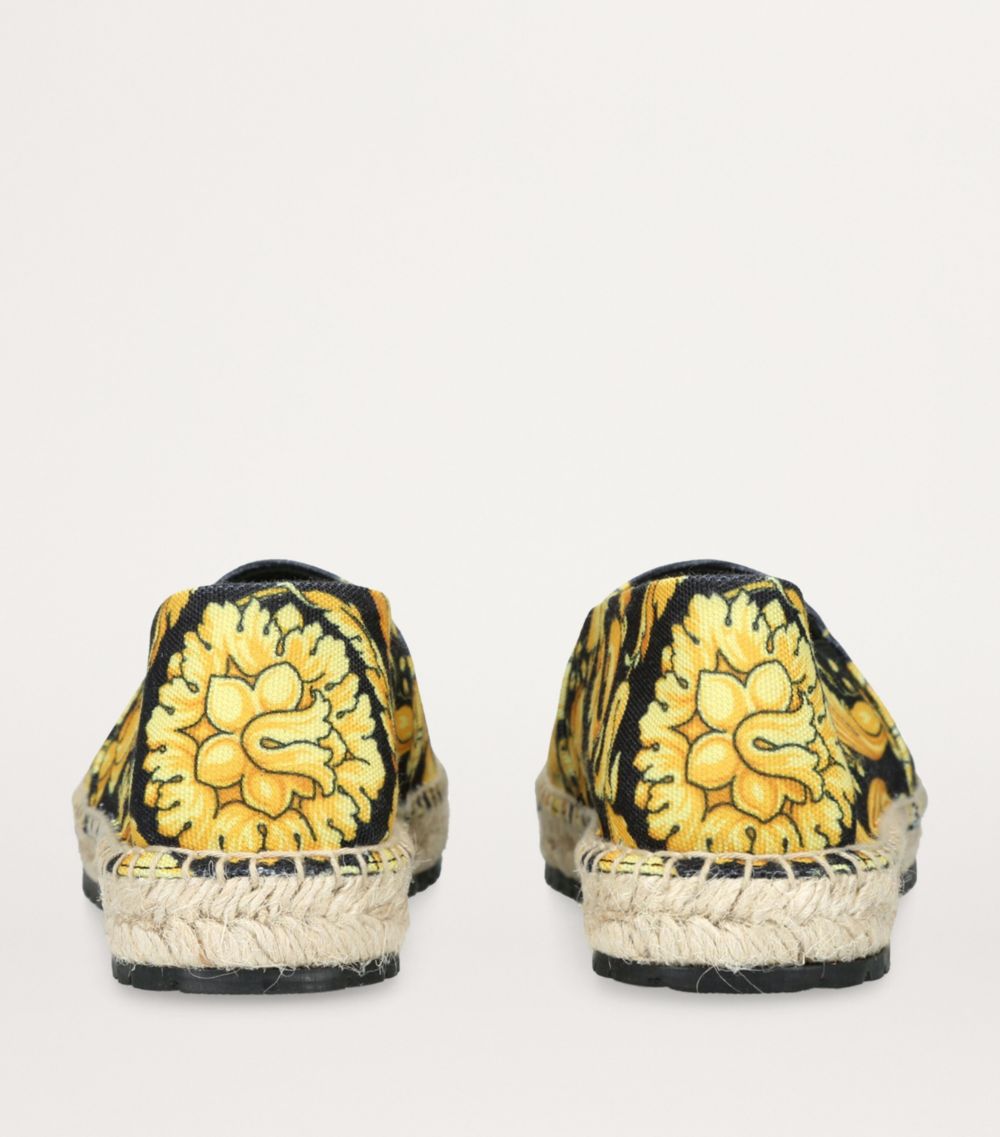 Young Versace Versace Kids Barocco Print Espadrilles