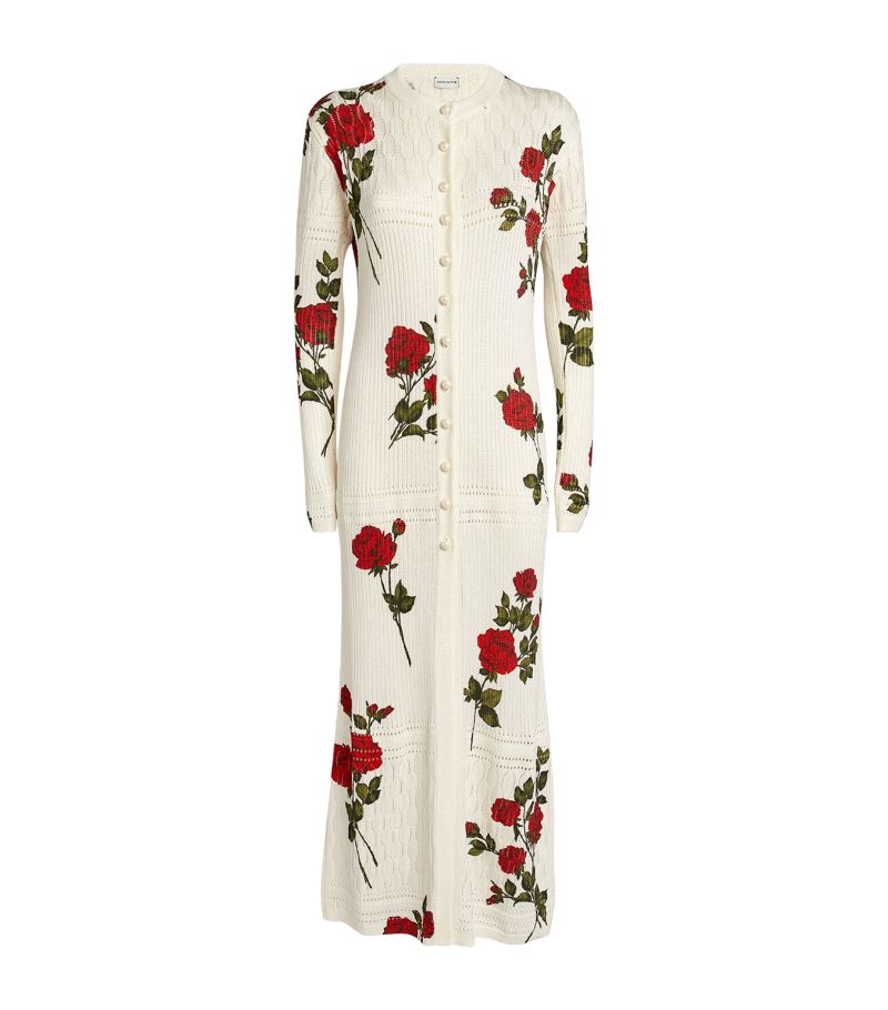 Magda Butrym Magda Butrym Floral Button-Up Maxi Dress