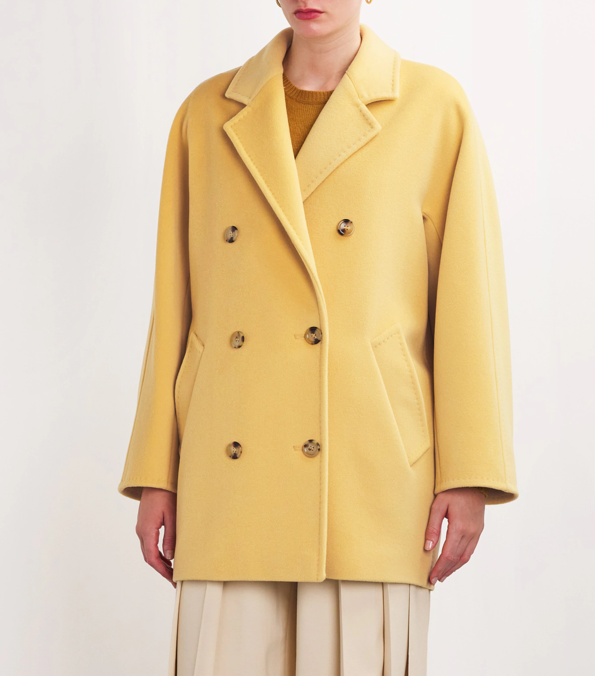 Max Mara Max Mara Wool-Cashmere Rebus Coat