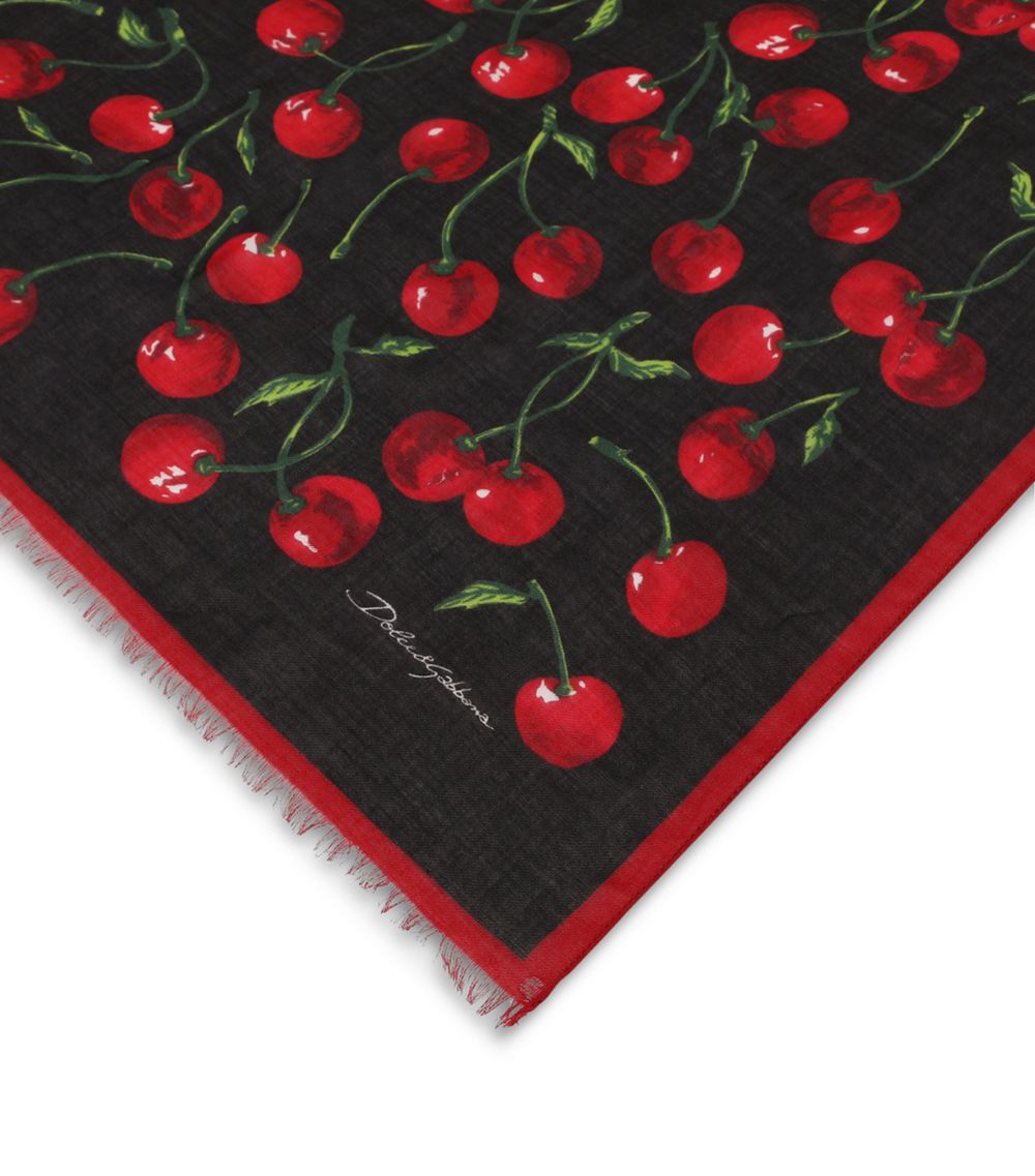 Dolce & Gabbana Dolce & Gabbana Cherry Print Scarf