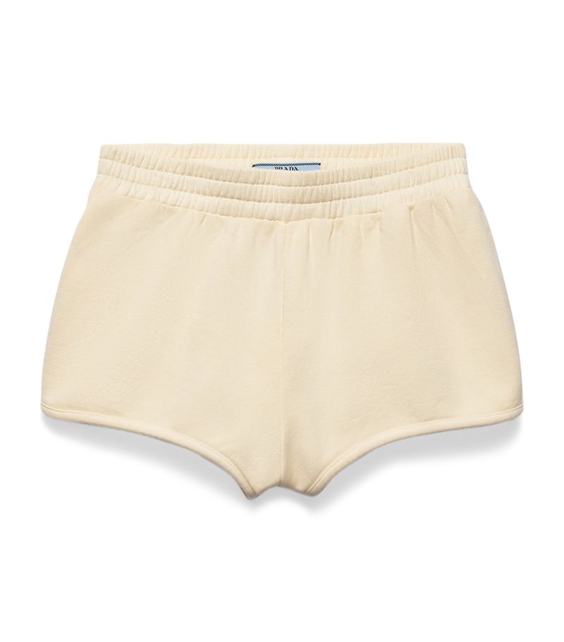 Prada Prada Cotton Fleece Shorts